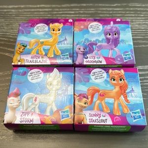 4 unopened Mini My Little Pony boxes